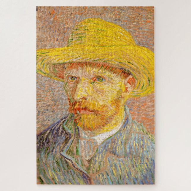 Puzzle Autoportrait de Vincent Van Gogh avec art Casquett (Vertical)