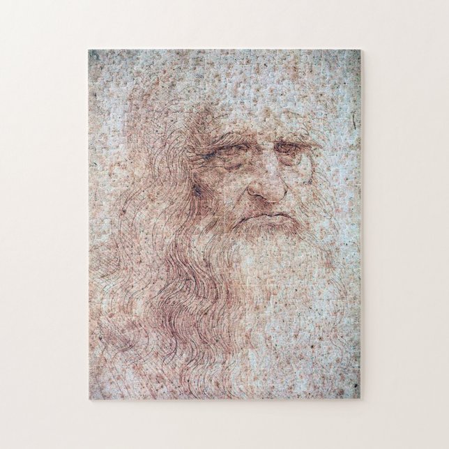 Puzzle Autoportrait, Léonard de Vinci (Vertical)