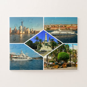 Puzzle Autour du Monde un collage magnifique