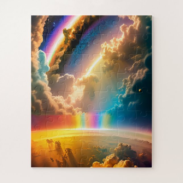 Puzzle Autre monde Rainbow Cosmic Magic dans l'univers am (Vertical)