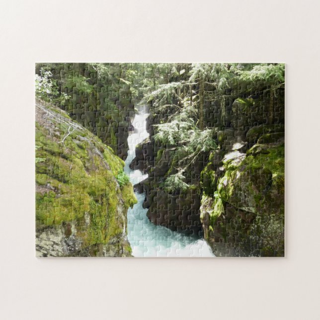 Puzzle Avalanche Gorge II at Glacier National Park (Horizontal)