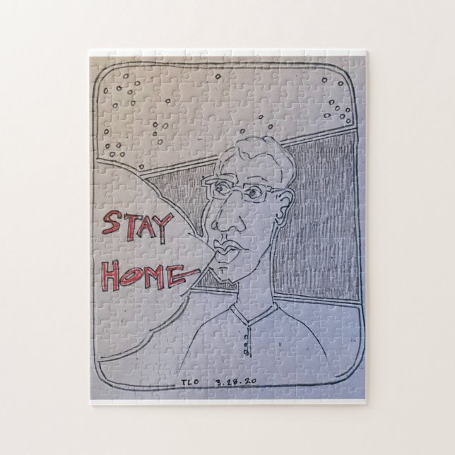 Puzzle avec art original et message de Tony Cimino (Vertical)