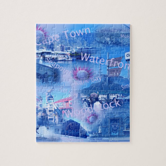 Puzzle avec boîte cadeau à propos du Cap (Vertical)