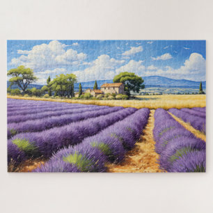 Puzzle avec charme lavande Provence France