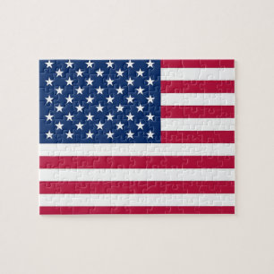 Puzzle avec Drapeau américain