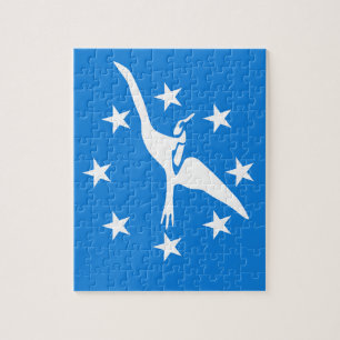 Puzzle avec le drapeau de Corpus Christi City