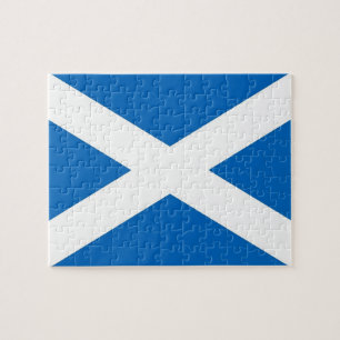 Puzzle avec le drapeau de l'Ecosse