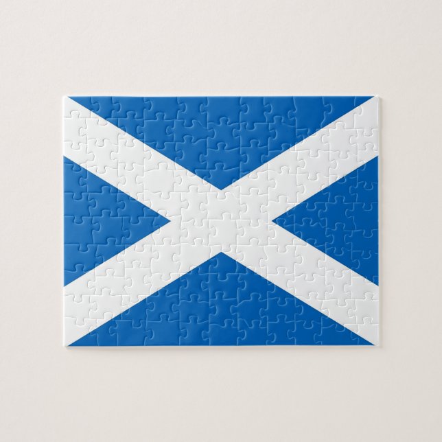 Puzzle avec le drapeau de l'Ecosse (Horizontal)