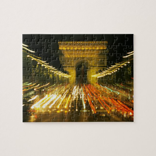 Puzzle Avenue des Champs-Elysées, Arc de Triomphe, (Horizontal)