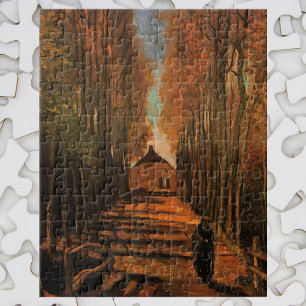 Puzzle Avenue des peupliers à l'automne par Vincent van G
