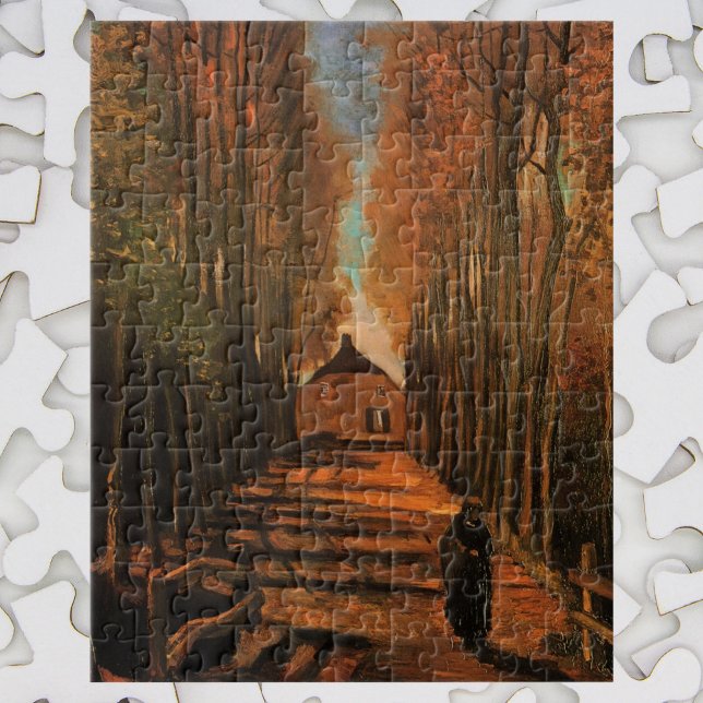Puzzle Avenue des peupliers à l'automne par Vincent van G (Créateur téléchargé)