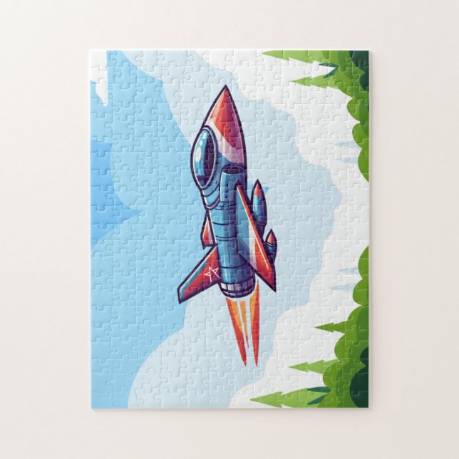 Puzzle avion/avion de chasse (Vertical)