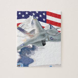 Puzzle Avion de chasse américain