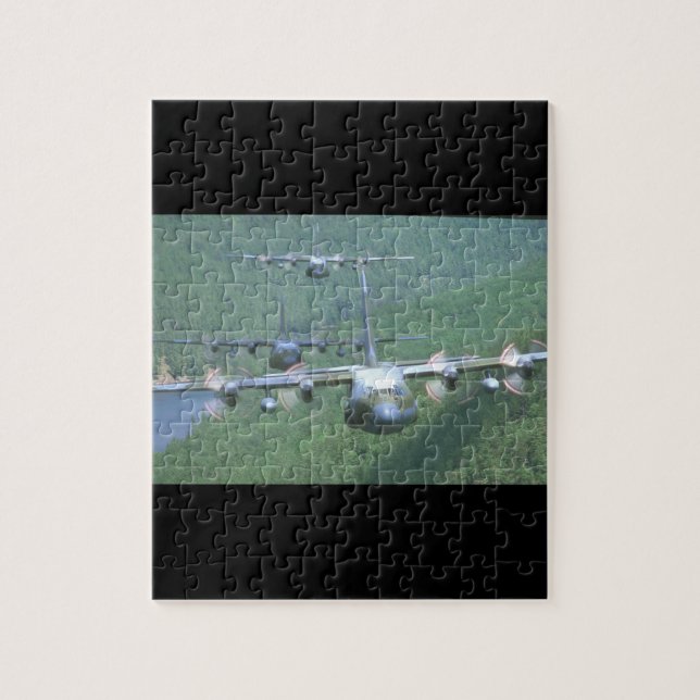 Puzzle Avions de C-130 Hercule Transport_Military (Vertical)