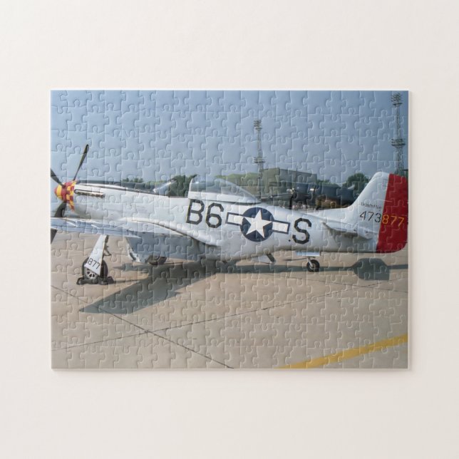 Puzzle Avions du mustang P-51D (Horizontal)