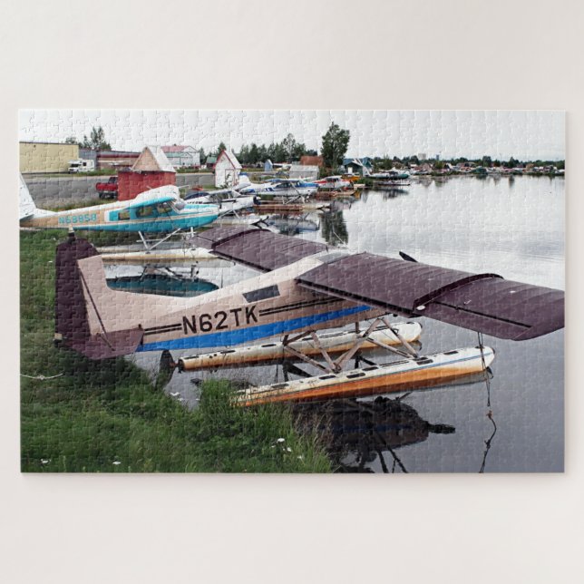 Puzzle Avions flottants, Lake Hood, Anchorage, Alaska, US (Horizontal)