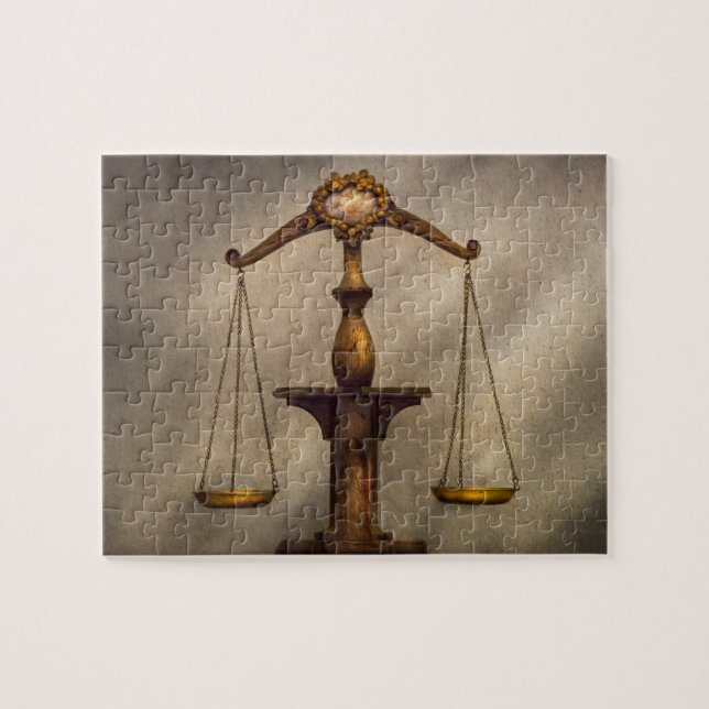Puzzle Avocat - Échelle - Juste et équitable (Horizontal)