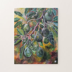 Puzzle Avocats au soleil d'automne Peinture d'Alfred Fox