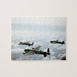 Puzzle Avro Lancaster - Photo de l'aviation Vintage