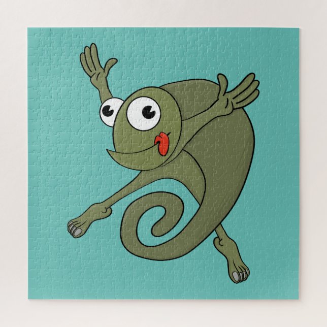Puzzle Awesome Chameleon (Vertical)