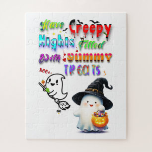 Puzzle Ayez des nuits flippantes remplies de friandises d