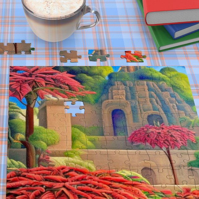 Puzzle Aztec Poinsettias #2 (Créateur téléchargé)