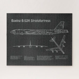 Puzzle B-52 Stratoforteresse - Plan directeur de l'avion 