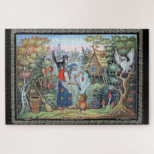PUZZLE BABA JAGA FOLKLORE RUSSE