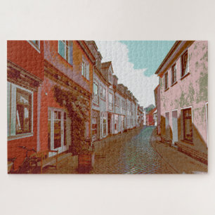 Puzzle Back Street Allemagne Digital Impressionniste Pop 