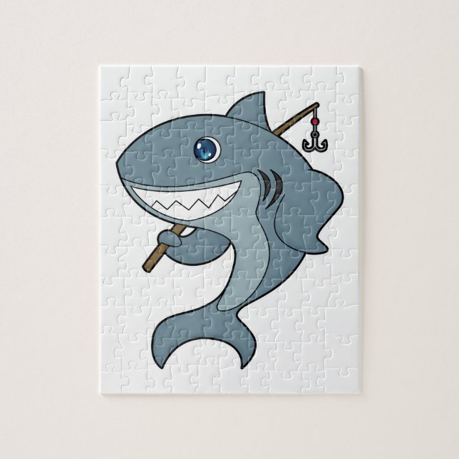 Puzzle Baguette de pêche du requin (Vertical)