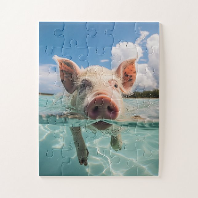 Puzzle Bahamas Baignade (Vertical)