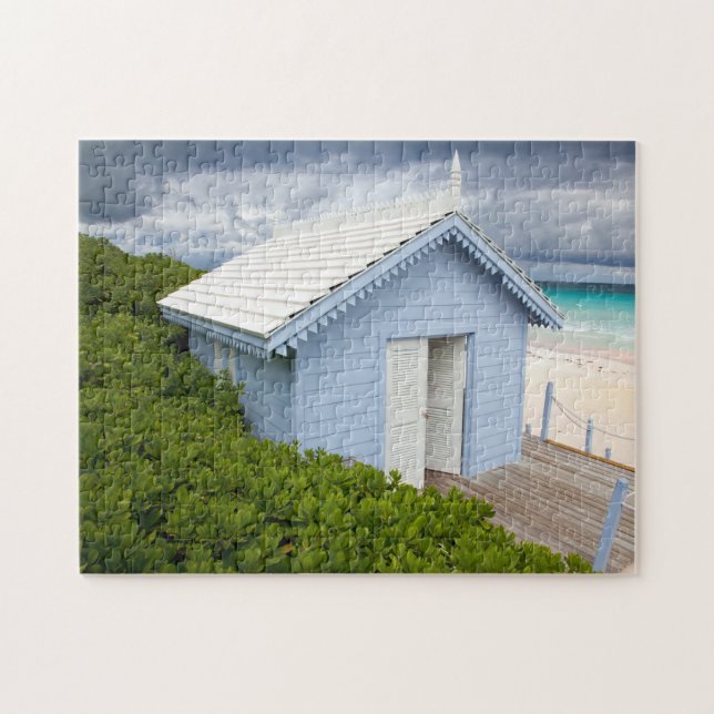 Puzzle Bahamas Beach Landscape. (Horizontal)