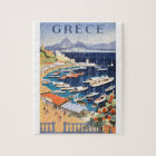 Baie 1955 de la Grèce Athènes d'affiche de voyage