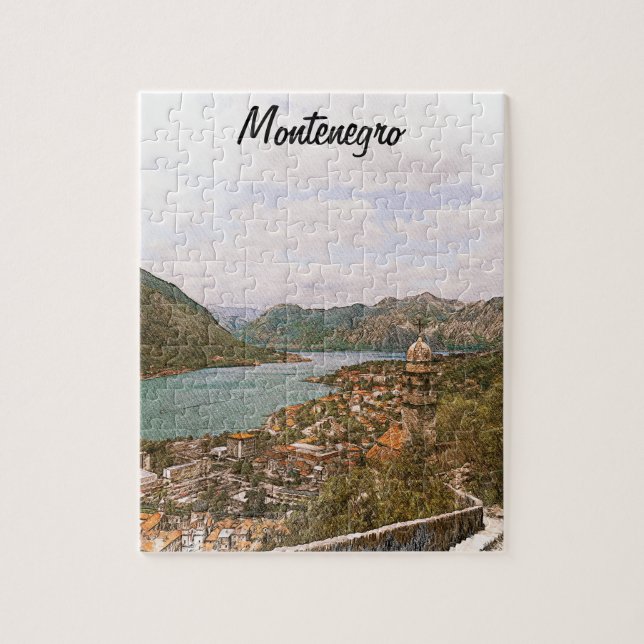 Puzzle Baie de Kotor (Vertical)