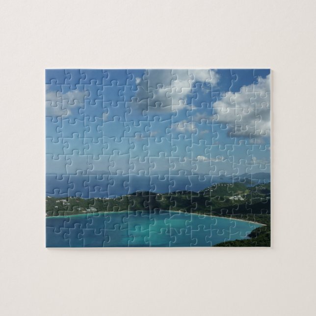 Puzzle Baie de Magens, scene de l'île St Thomas Beautiful (Horizontal)