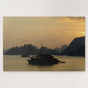 Puzzle Baie d'Halong, coucher du soleil et Vietnam /Ladsc