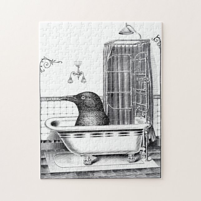 Puzzle Baignoire Vintage (Vertical)