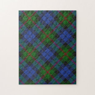 Puzzle Baird Tartan Plaid Motif