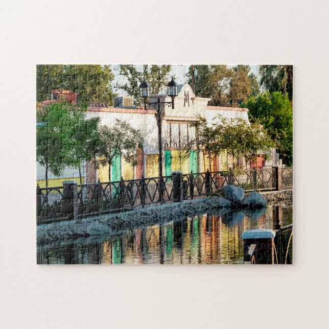 Puzzle Bakersfield Canal California. (Horizontal)