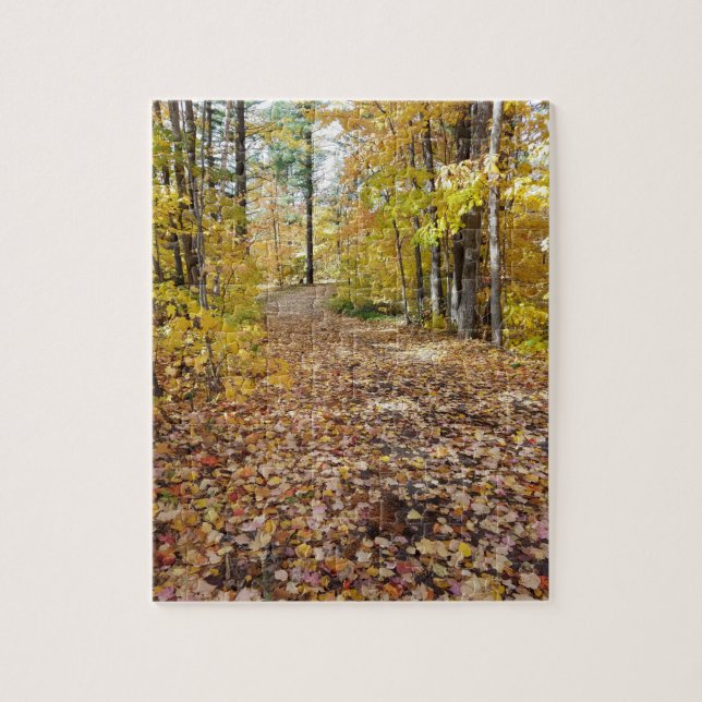 Puzzle Balade d'automne dans les bois (Vertical)