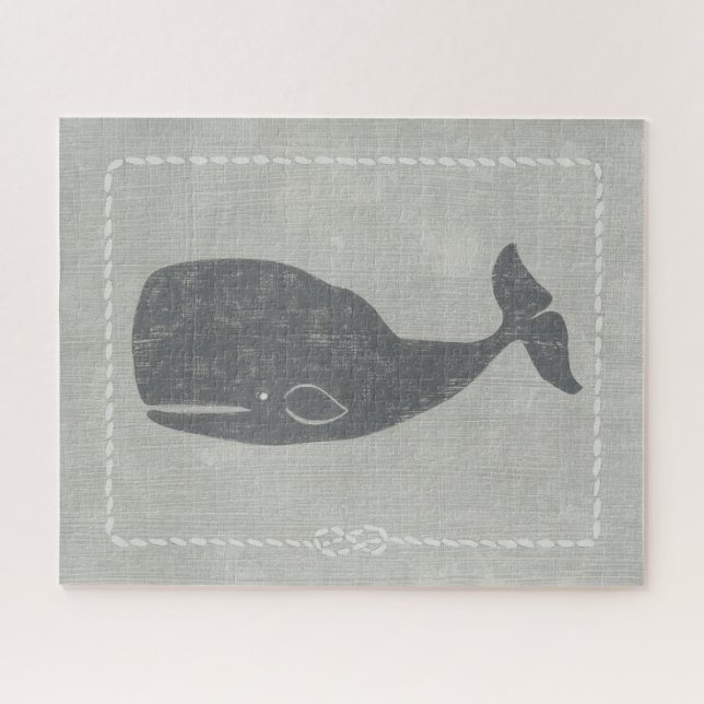 Puzzle Baleine grise marine (Horizontal)