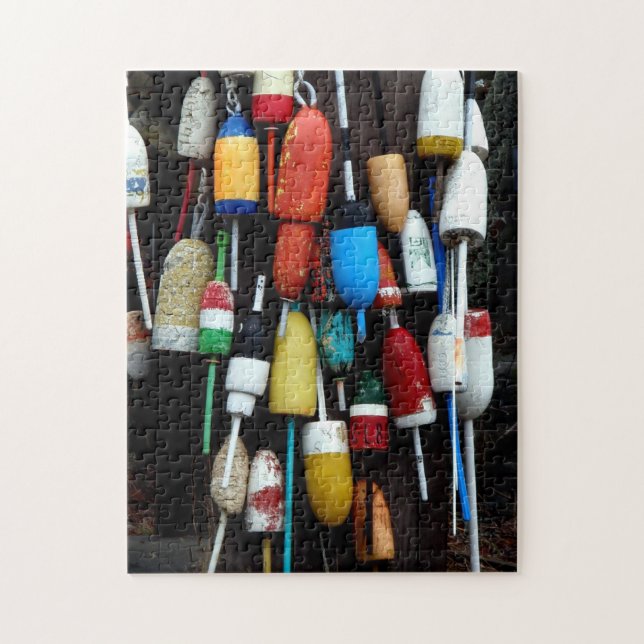 Puzzle Balises colorées (Vertical)