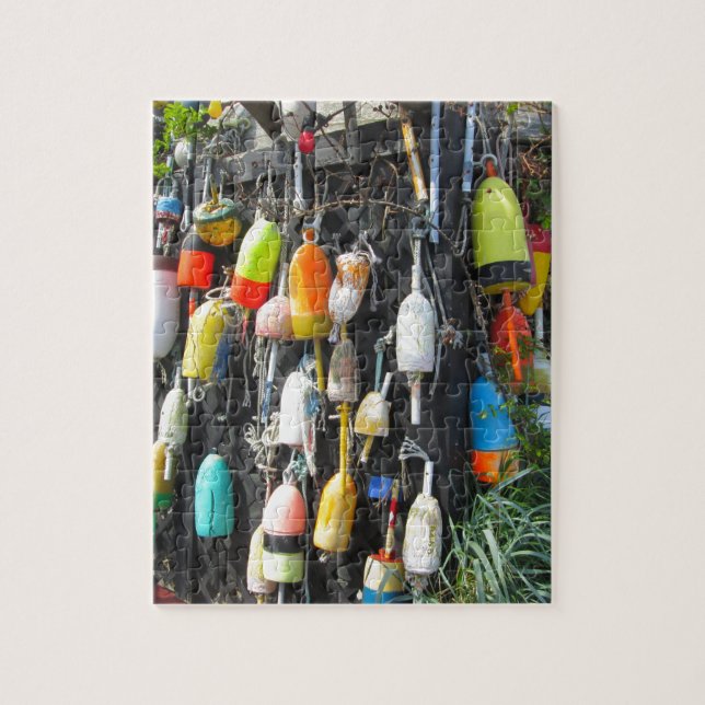 Puzzle Balises colorées de homard (Vertical)