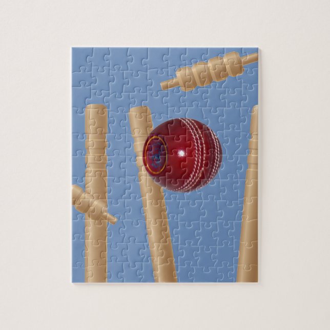Puzzle Balle Et Pompes De Cricket, (Vertical)