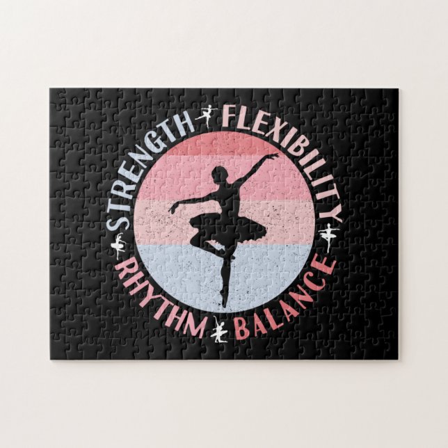 Puzzle Ballerina Ballet Dancer - Valeurs Mindset (Horizontal)