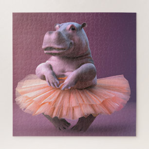 Puzzle Ballerina Hippo