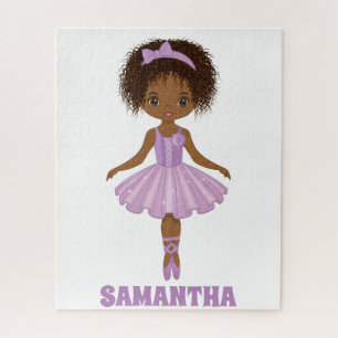 Puzzle Ballerina Jigsaw Puzzle, mignonne africaine-améric