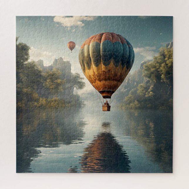 Puzzle Ballon vintage à air chaud (Vertical)