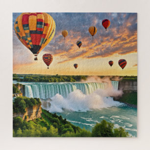 Puzzle Ballons à air chaud au-dessus des chutes Niagra