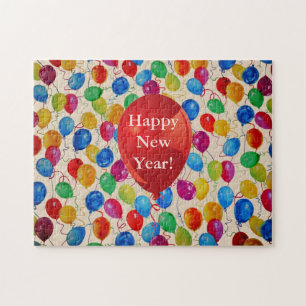 Puzzle Ballons du Nouvel An